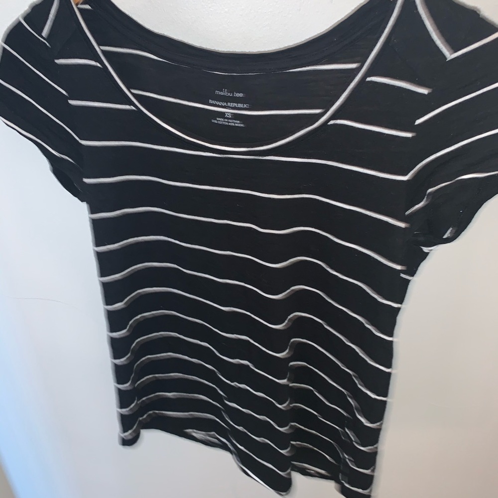 Banana Republic Striped Malibu Tee